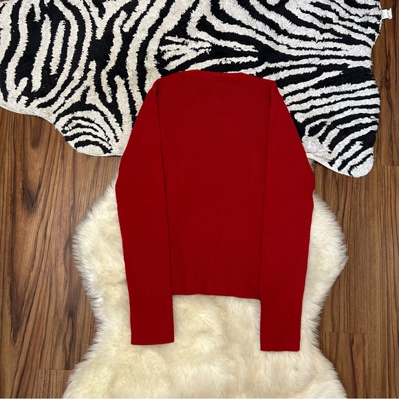 Ralph Lauren Polo Sweater Size Large Red - Picture 5 of 7